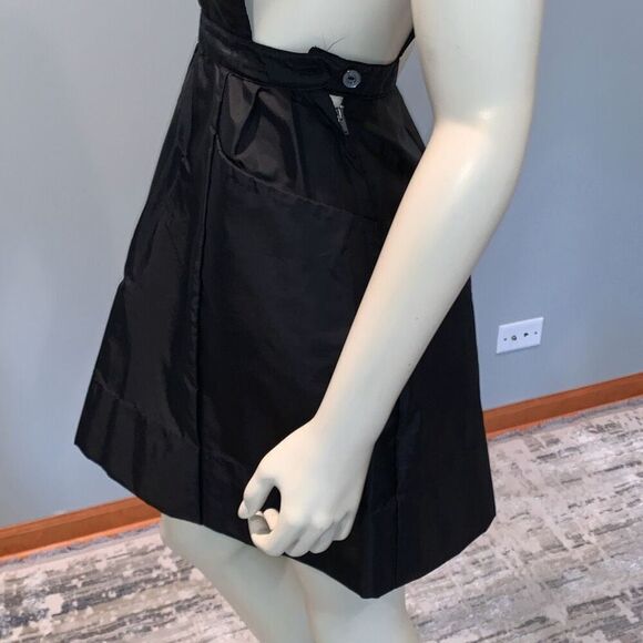 1950S VINTAGE ANGELICA NYLON PINAFORE UNIFORM DRESS SMALL - Picture 10 of 12